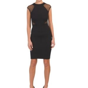 🆕️ French connection Viven Mesh Panel Jersey dress Size 10